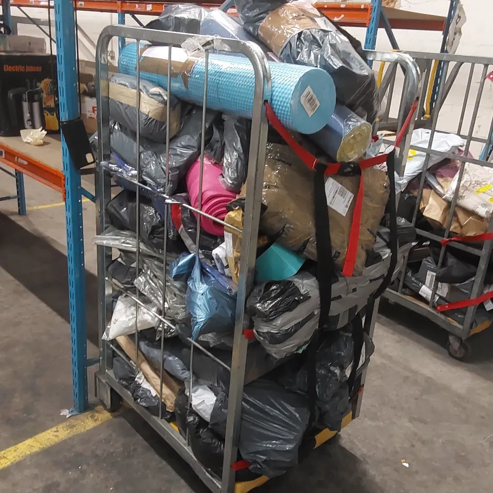 CAGE OF ASSORTED CONSUMER PRODUCTS // CAGE NOT INCLUDED 