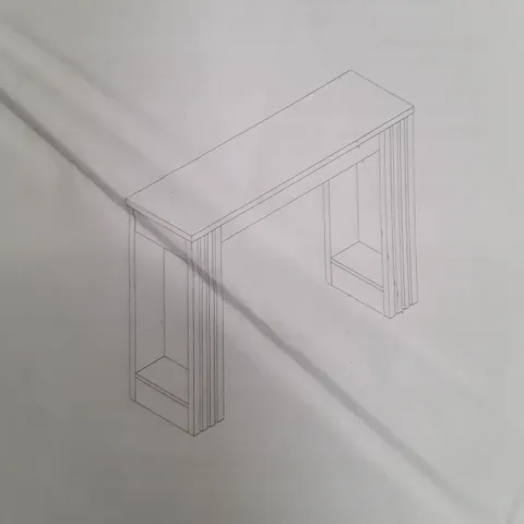 BOXED TRIBESIGNS CONSOLE TABLE