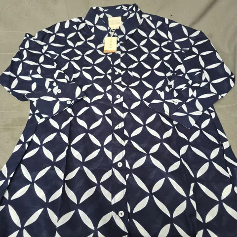 ASPIGA COTTON BEACH SHIRT - SIZE M