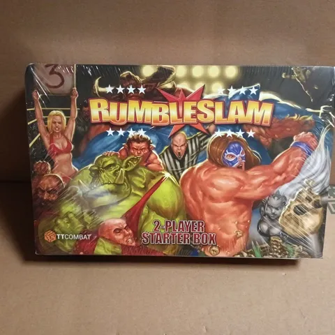 SEALED RUMBLESLAM: THE GAME OF FANTASY WRESTLING – 2-PLAYER STARTER BOX (TTCOMBAT)