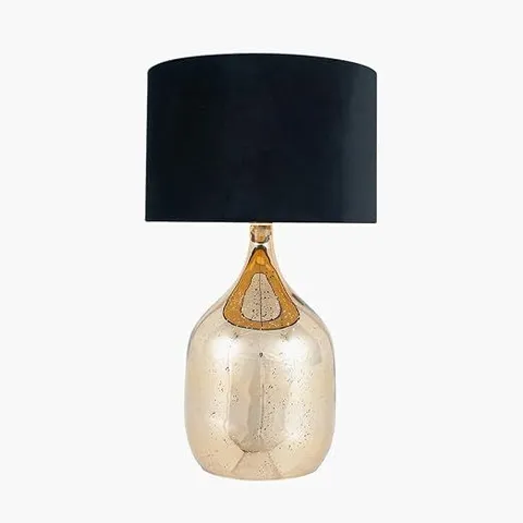 BOXED PACIFIC LIFESTYLE TEXTURED CERAMIC BOTTLE TABLE LAMP WITH BLACK LAMPSHADE | STELLAR FOXED GLASS STANDARD LAMPS FOR LIVING ROOM | BEDSIDE TABLE LAMPS FOR THE BEDROOM
