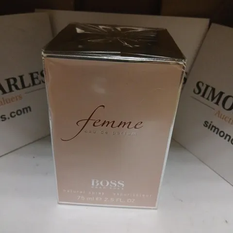 BOXED AND SEALED HUGO BOSS FEMME EAU DE PARFUM 75ML 