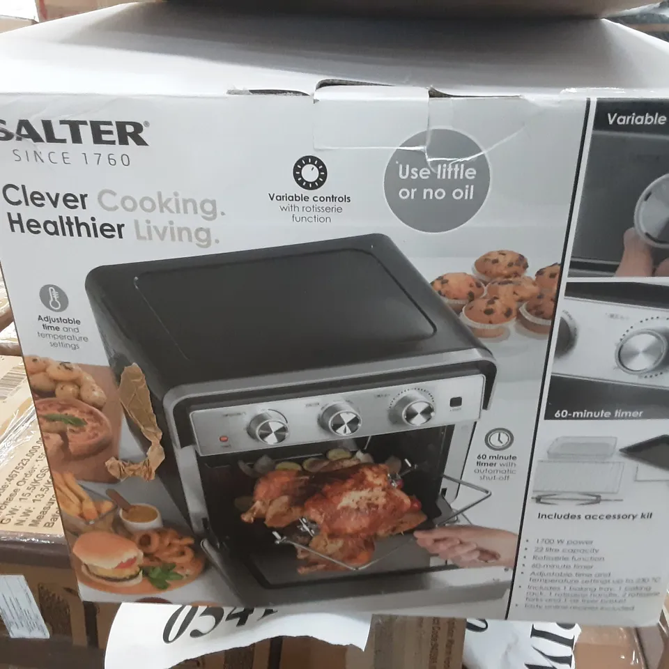 SALTER EK3999 22L AIR FRYER OVEN
