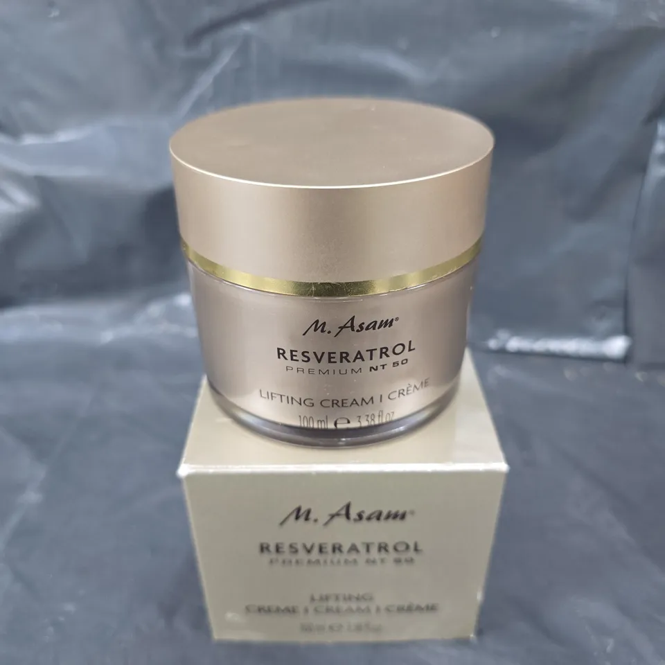 BOXED M.ASAM RESVERATROL LIFTING CREAM - 100ML 