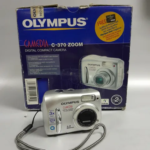 BOXED OLYMPUS CAMEDIA C-370 COMPACT DIGITAL CAMERA