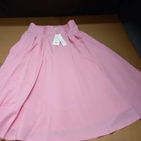 BELLE POGUE PINK RETRO SKIRT - SIZE UNSPECIFIED