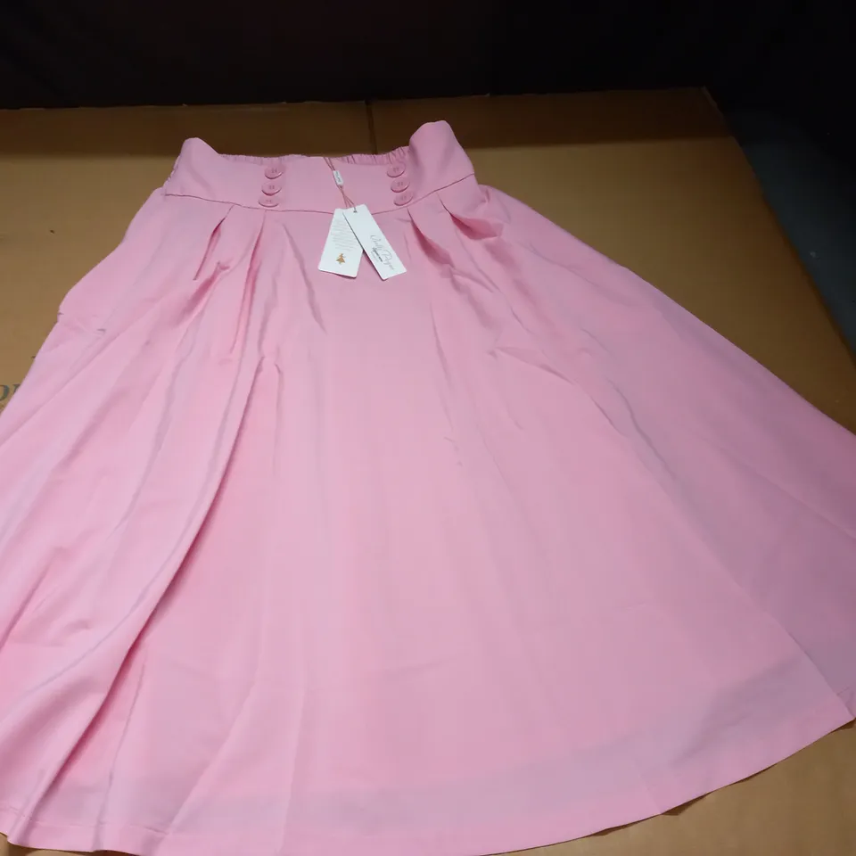 BELLE POGUE PINK RETRO SKIRT - SIZE UNSPECIFIED