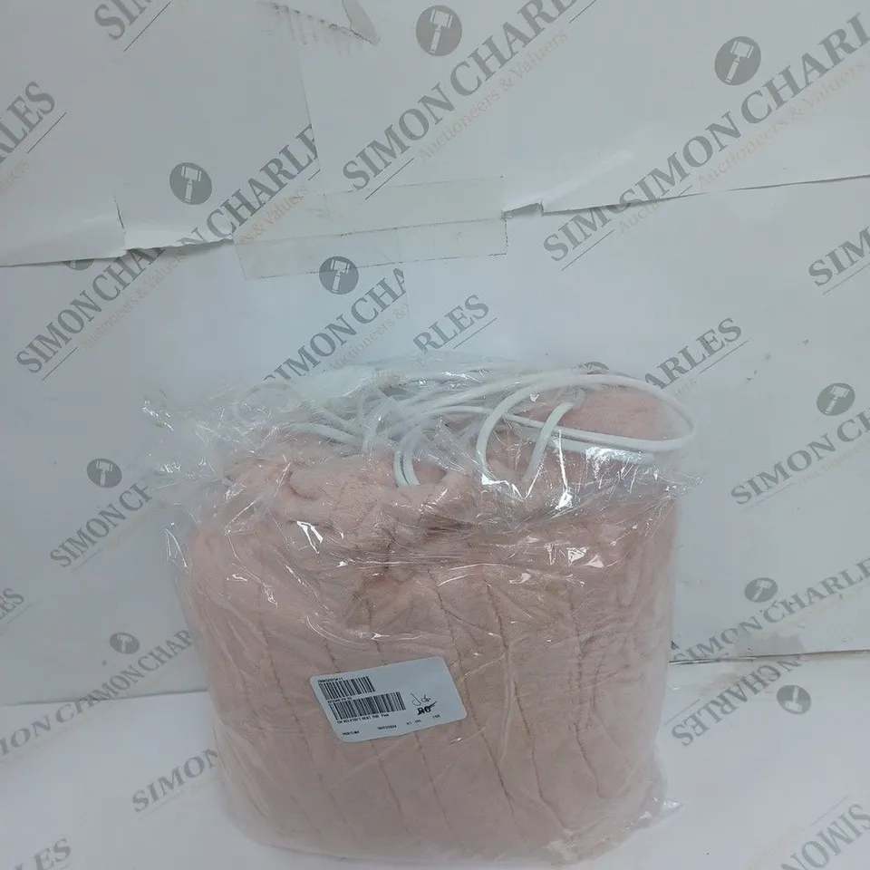 BOXED COZEE HOME VELVETSOFT HEATED THROW IN PINK
