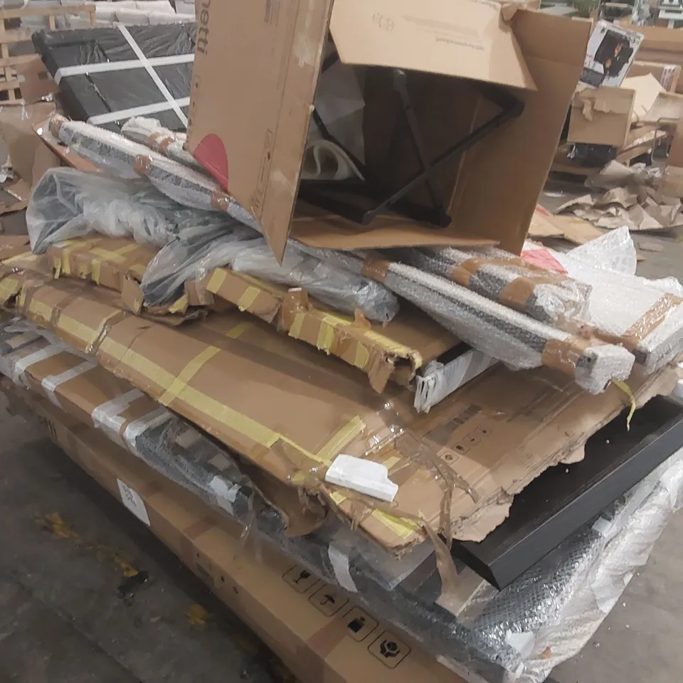 PALLET CONTAINING A LARGE QUANTITY OF ASSORTED DANETTI FURNITURE PARTS