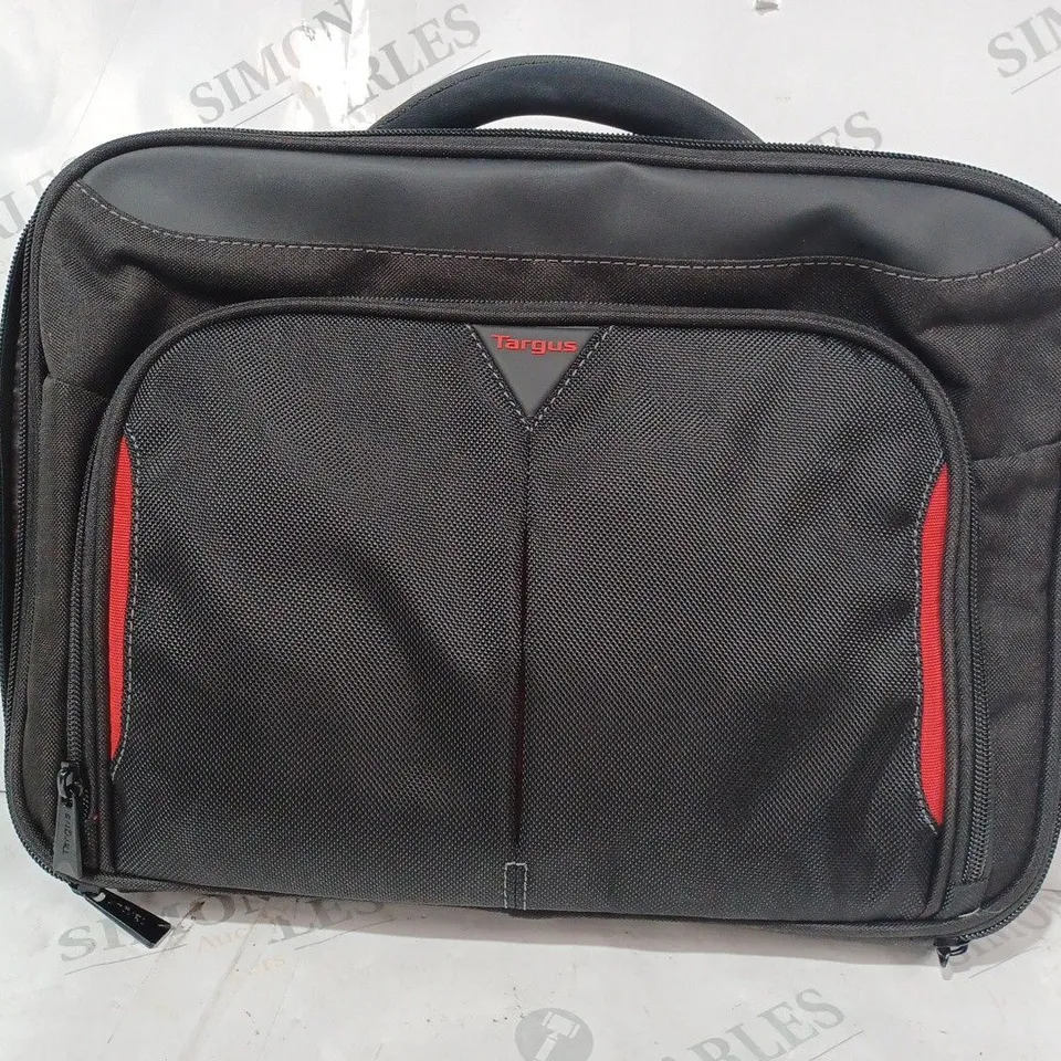 TARGUS CN414EU-71 LAPTOP CASE IN BLACK AND RED