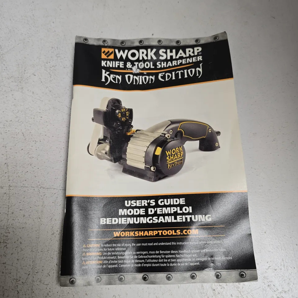 WORK SHARP KNIFE & TOOL SHARPENER KEN ONION EDITION