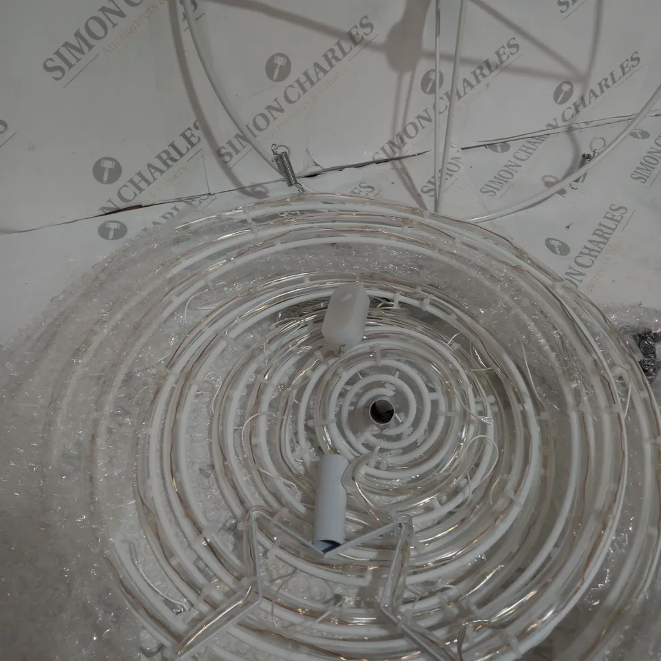 OUTLET INDOOR/OUTDOOR RAINBOW SPIRAL LIGHTUP TREE WITH REMOTE