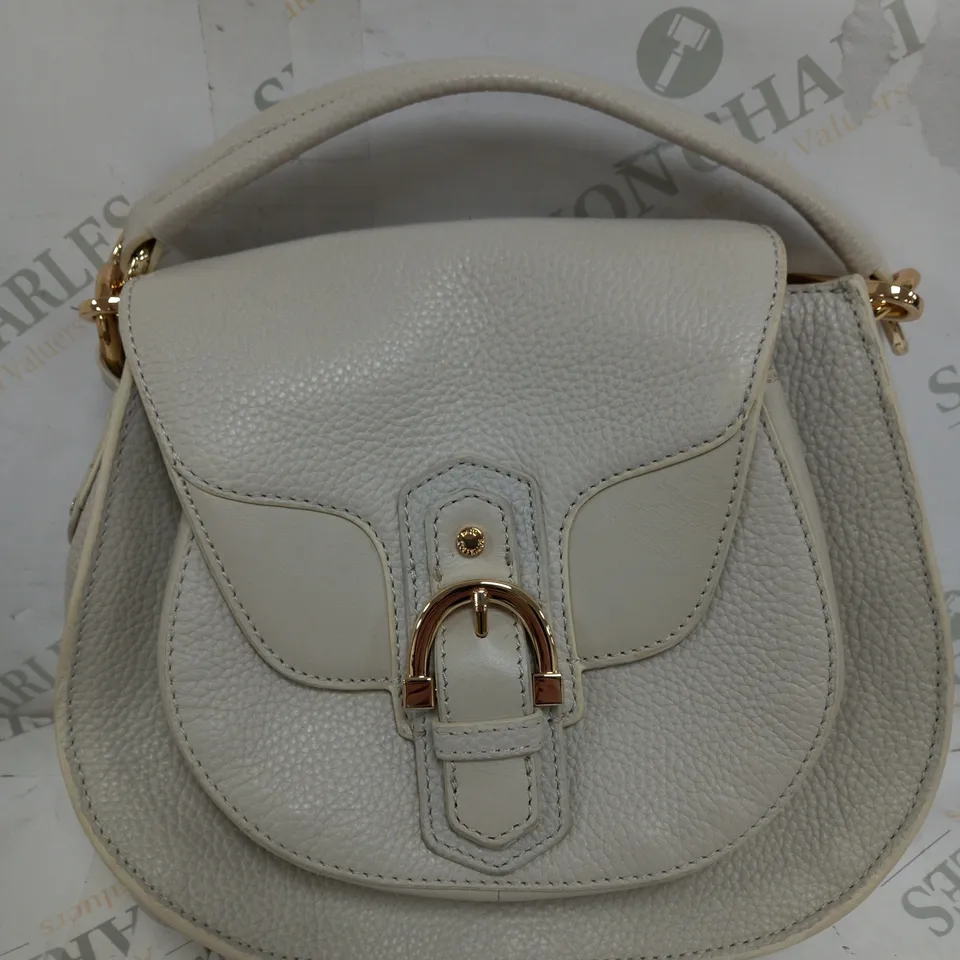 PAUL COSTELLOE DRESSAGE HAND BAG IN CHALK 
