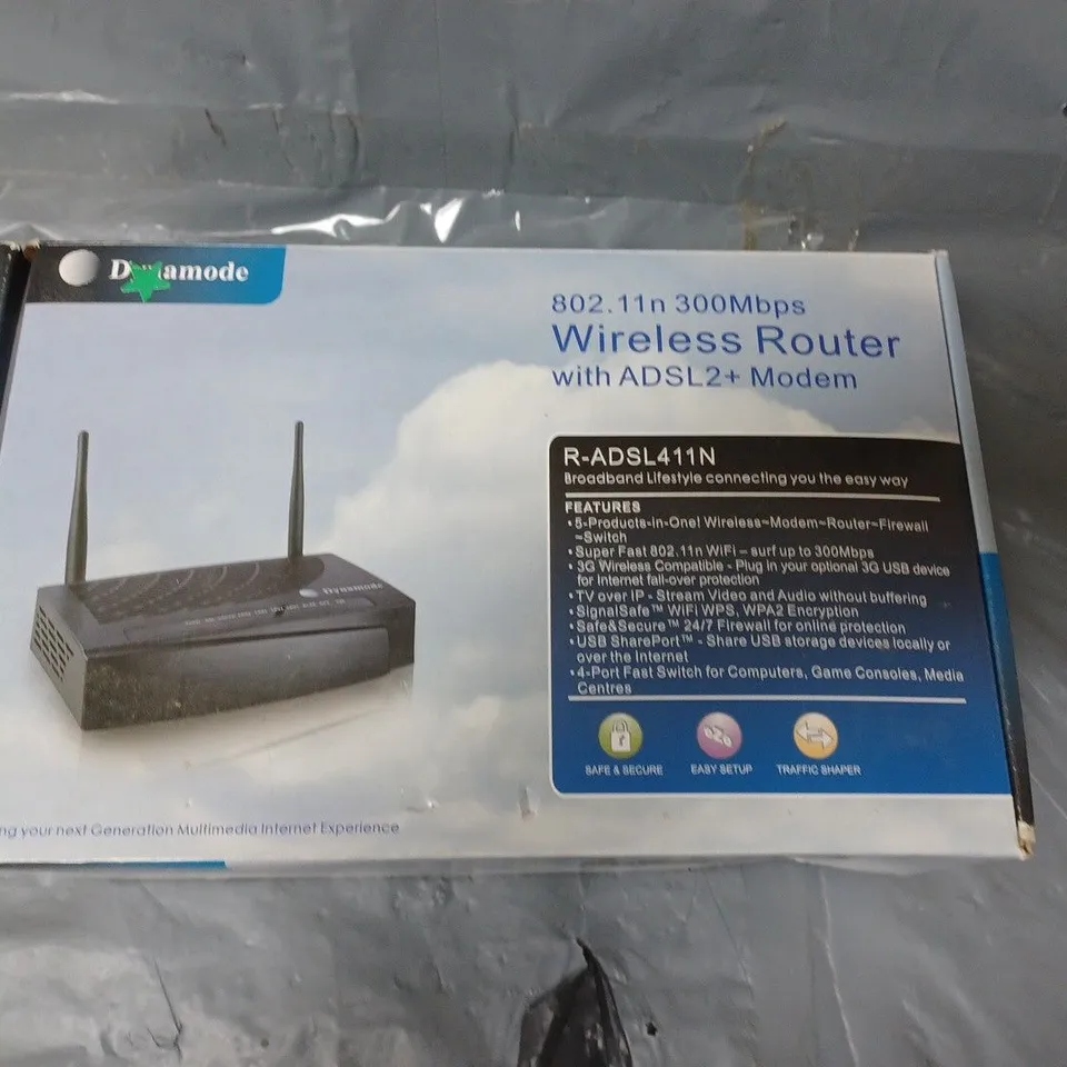 DYNAMODE WIRELESS ROUTER WITH ADSL2+ MODEM