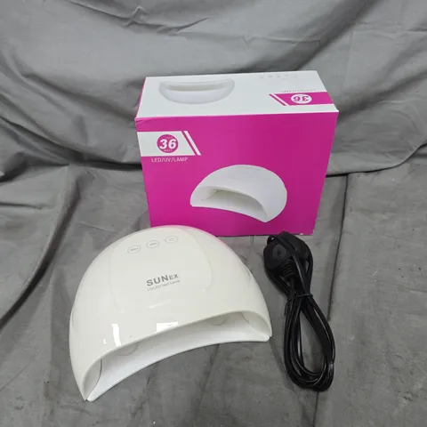 BOXED 36 WATT LED UV NAIL LAMP 