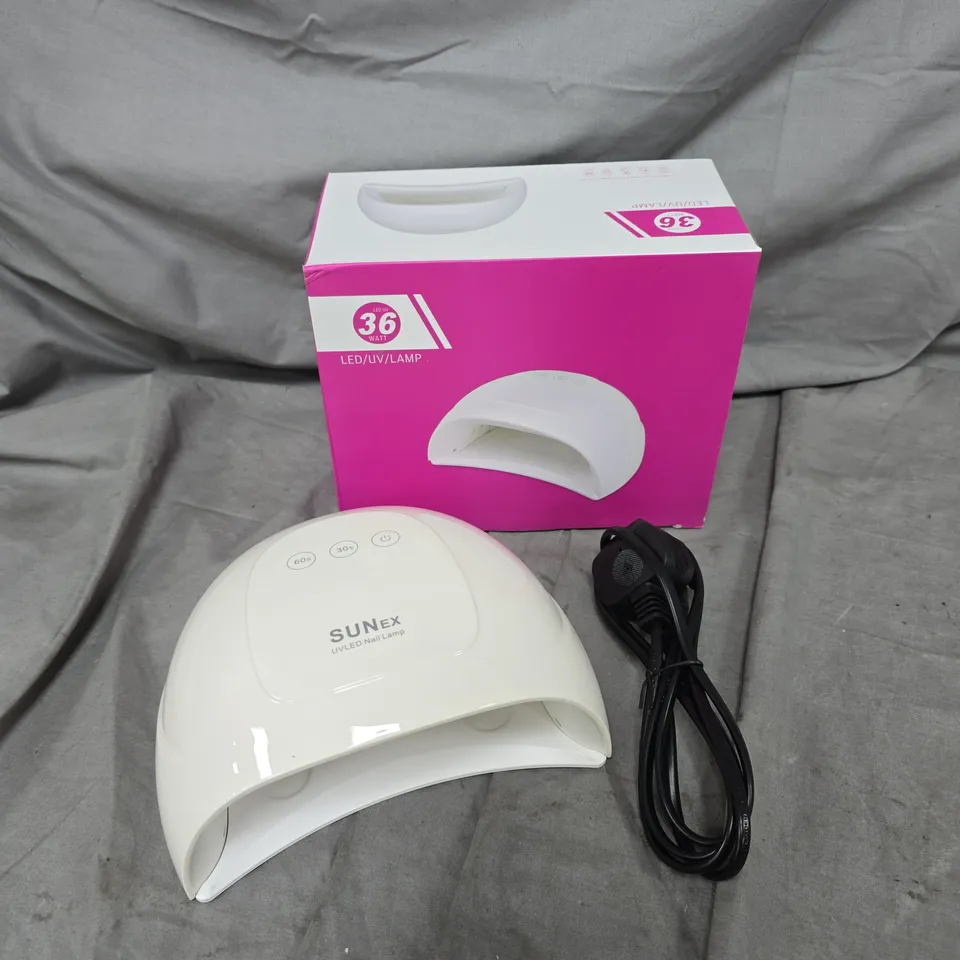 BOXED 36 WATT LED UV NAIL LAMP 