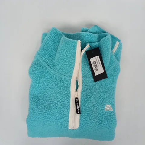 4TH ARQ MADDOX HALF ZIP LONG SLEEVE FLEECE IN LAGOON BLUE SIZE SMALL