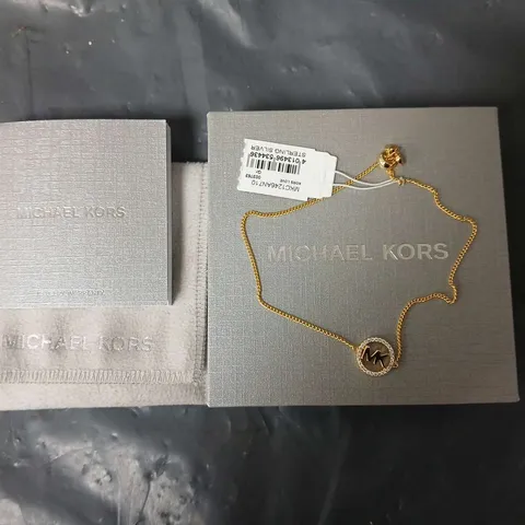 BOXED MICHAEL KORS LOGO CIRCLE SLIDER BRACELET