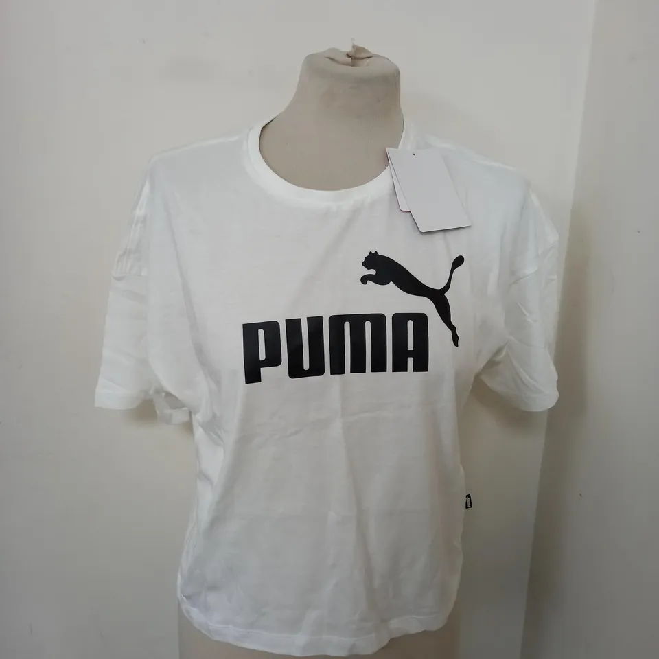 PUMA LOGO CASUAL T-SHIRT SIZE S