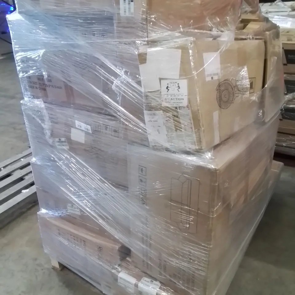 PALLET CONTAINING ASSORTED GARDEN FURNITURE PARTS