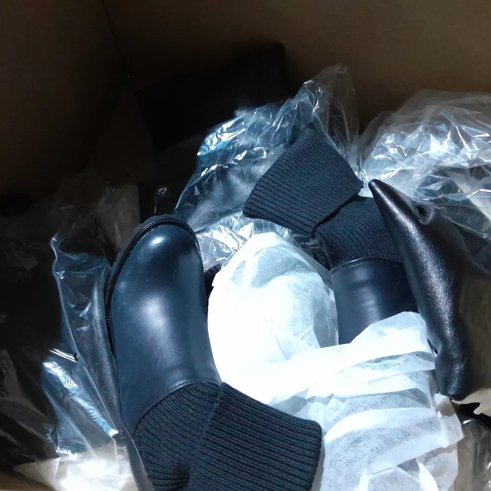 APPROXIMATELY 10 PAIRS OF ASSORTED WOMEN SHOES IN VARIOUS STYLES AND SIZES 
