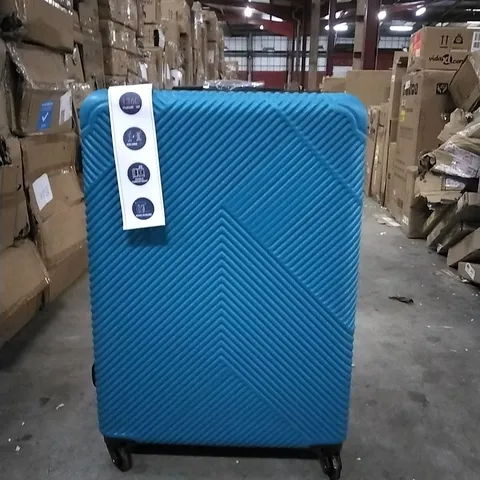 NEO HARDSHELL ELECTRIC BLUE LUGGAGE SUITCASE (NOT BOXED)