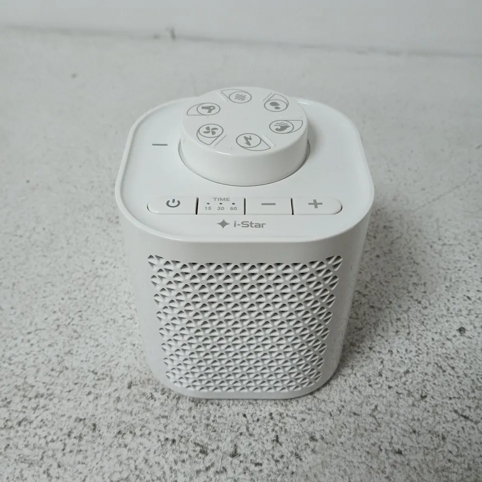 BOXED I-STAR PORTABLE WHITE NOISE MACHINE