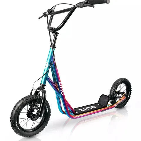 ZINC 12 INCH BMX SCOOTER- NEOCHROME - COLLECTION ONLY