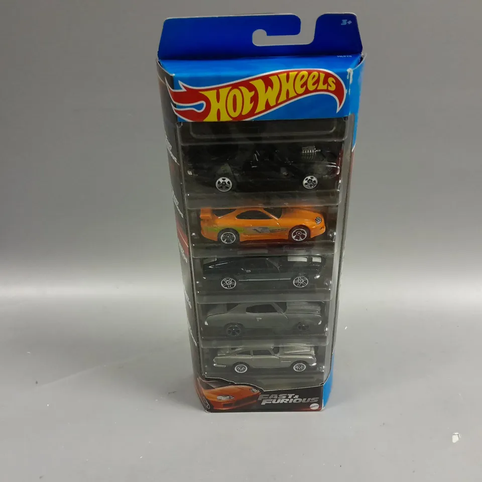 HOT WHEELS 5-PACK BUNDLE FAST FURIOUS EDITION