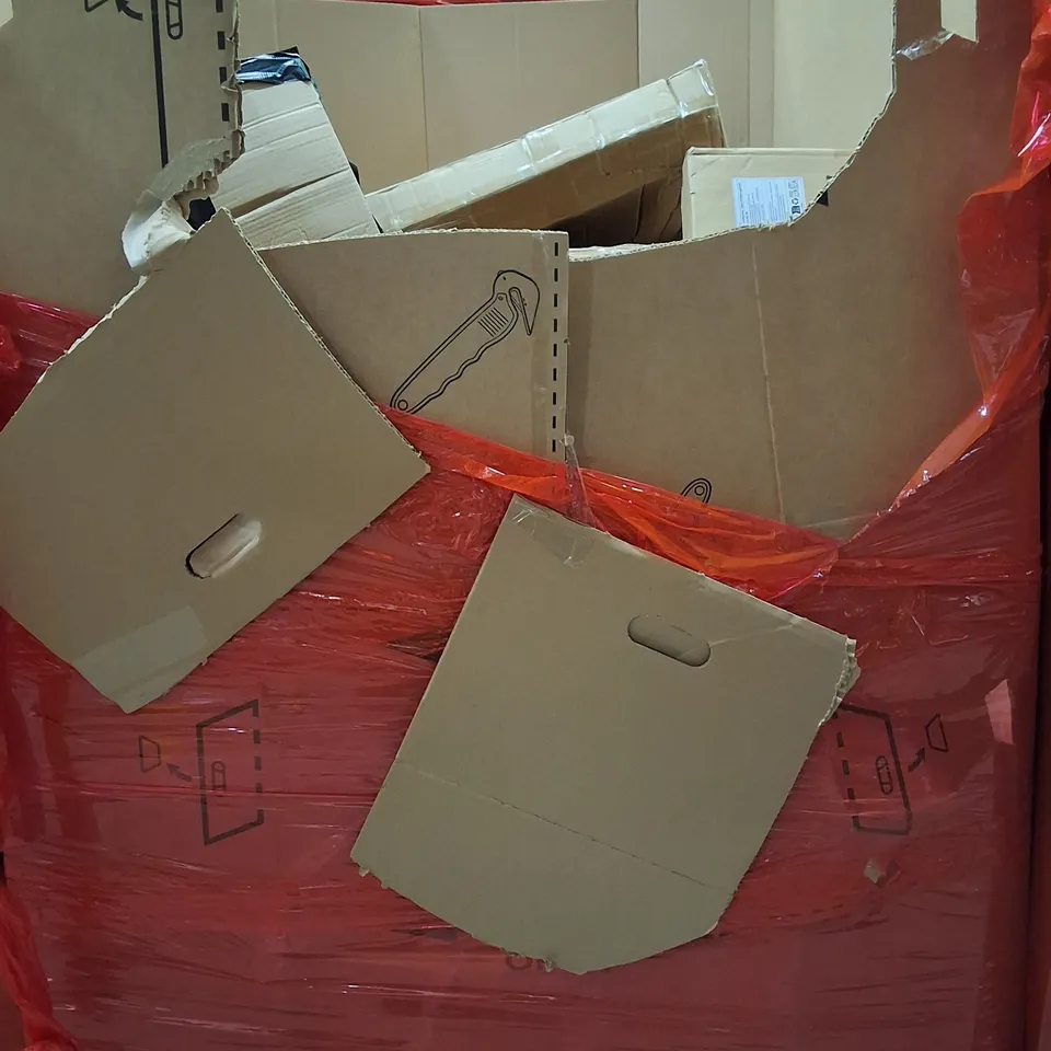 PALLET OF ASSORTED HOUSEHOLD GOODS AND PRODUCTS TO INCLUDE;KIDS BIKE,RETRACTABLE SAFETY GATE,CAR SEAT