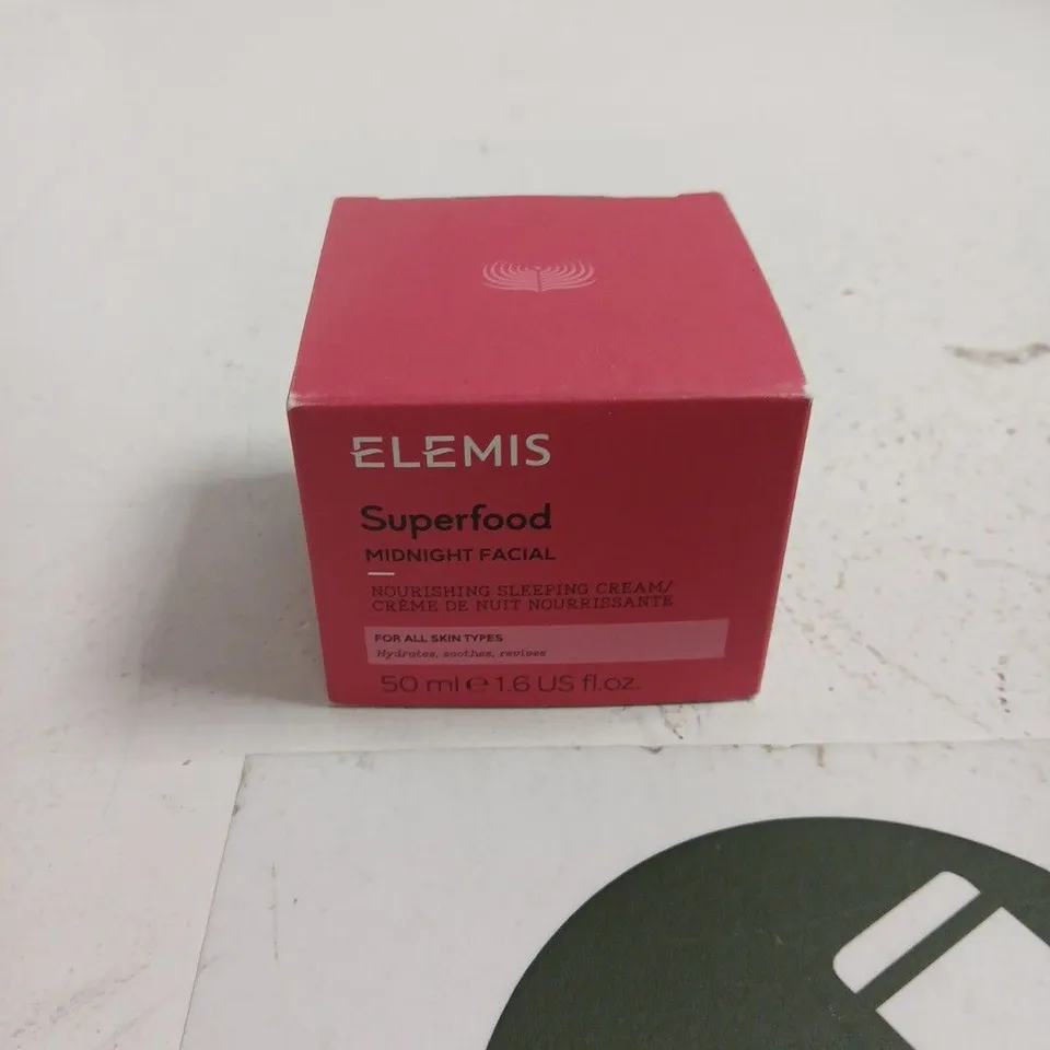 ELEMIS SUPERFOOD MIDNIGHT FACIAL – NOURISHING SLEEPING CREAM, 50 ML