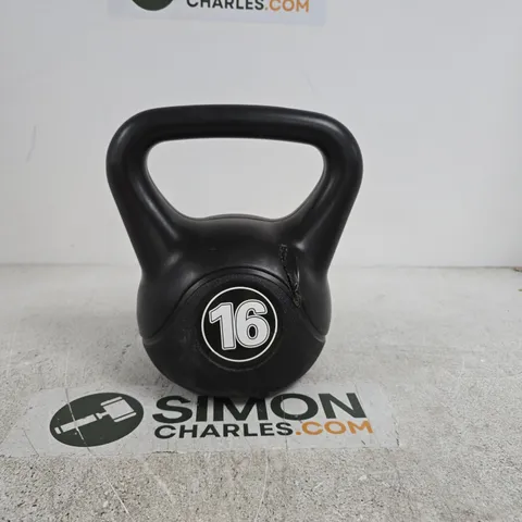 BLACK 16KG KETTLE BELL