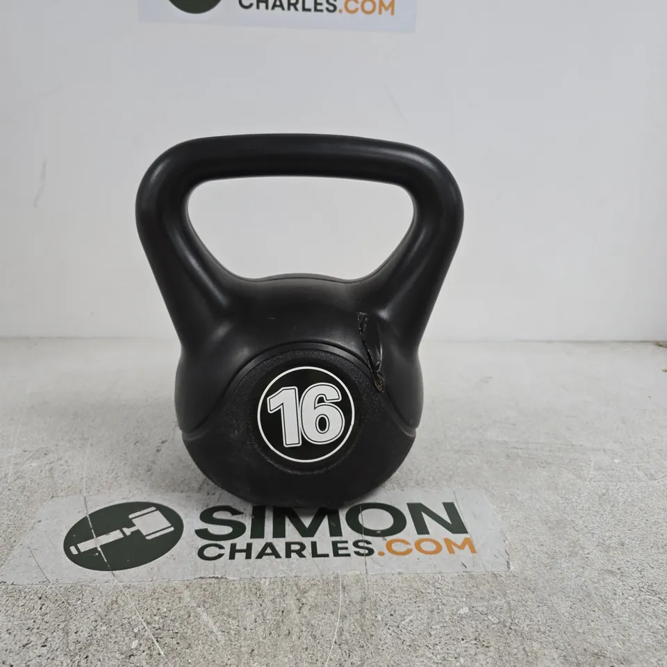 BLACK 16KG KETTLE BELL