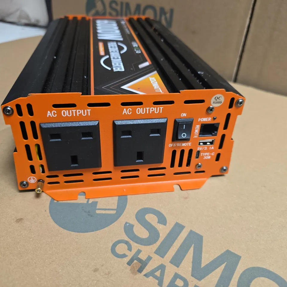 UNBOXED 6000W PURE SINE WAVE INVERTER (XDZ WATT) – DUAL 230V AC OUTLETS