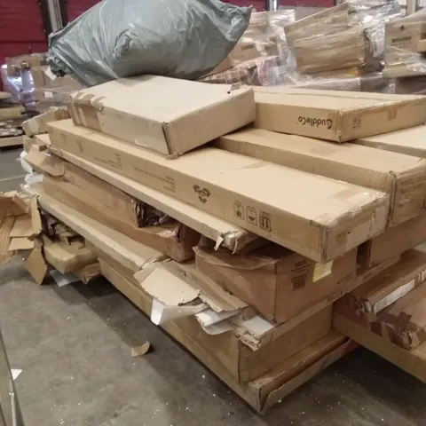 PALLET OF ASSORTED INCOMPLETE DESIGNER FURNITURE PARTS AND PIECES