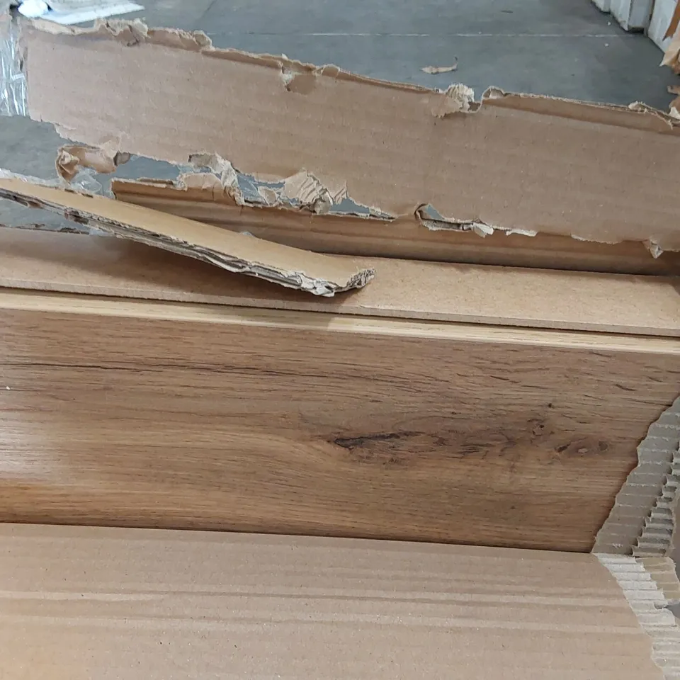 BOXED DESIGNER DRESSER - NATURAL WOOD FINISH (2 BOXES)