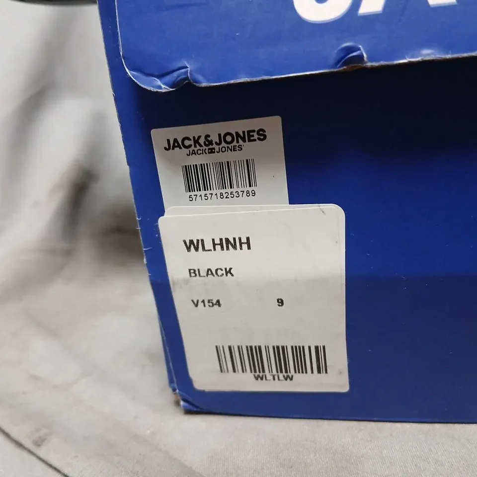 JACK & JONES MEN'S TRAINERS – GREY/BLACK, UK 9