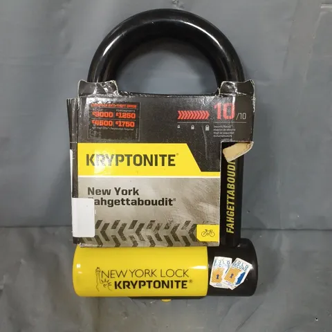 BOXED KRYPTONITE NEW YORK FAHGETTABOUTIT LOCK