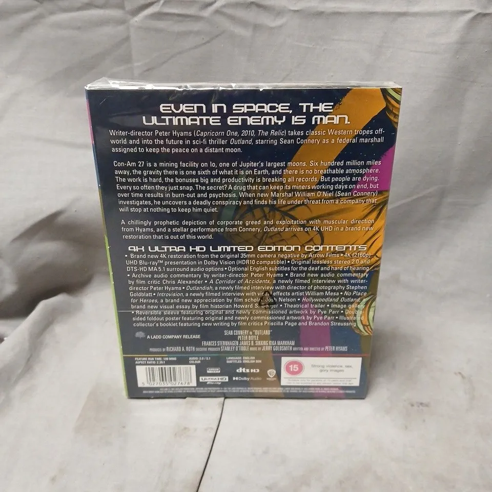 SEALED OUTLAND – 4K ULTRA HD LIMITED EDITION BLU-RAY (SEAN CONNERY)