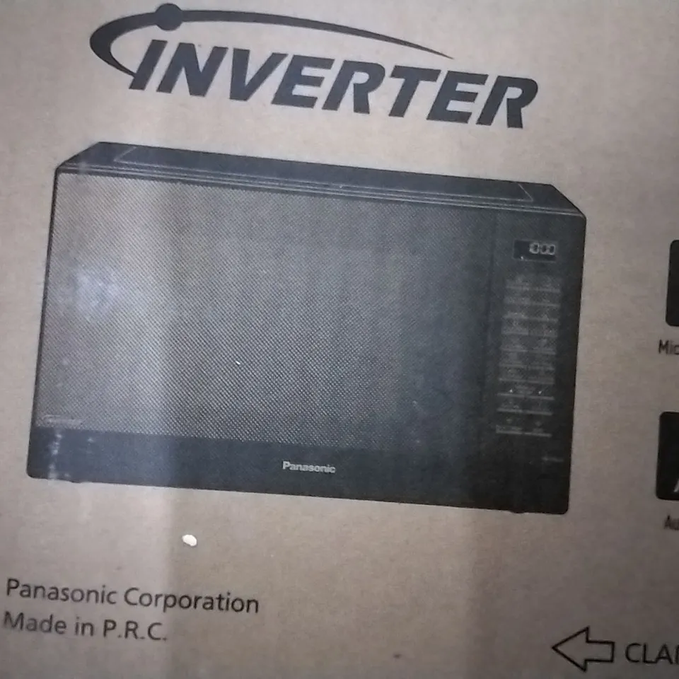 BOXED PANASONIC MICROWAVE OVEN BLACK NN-ST46KB