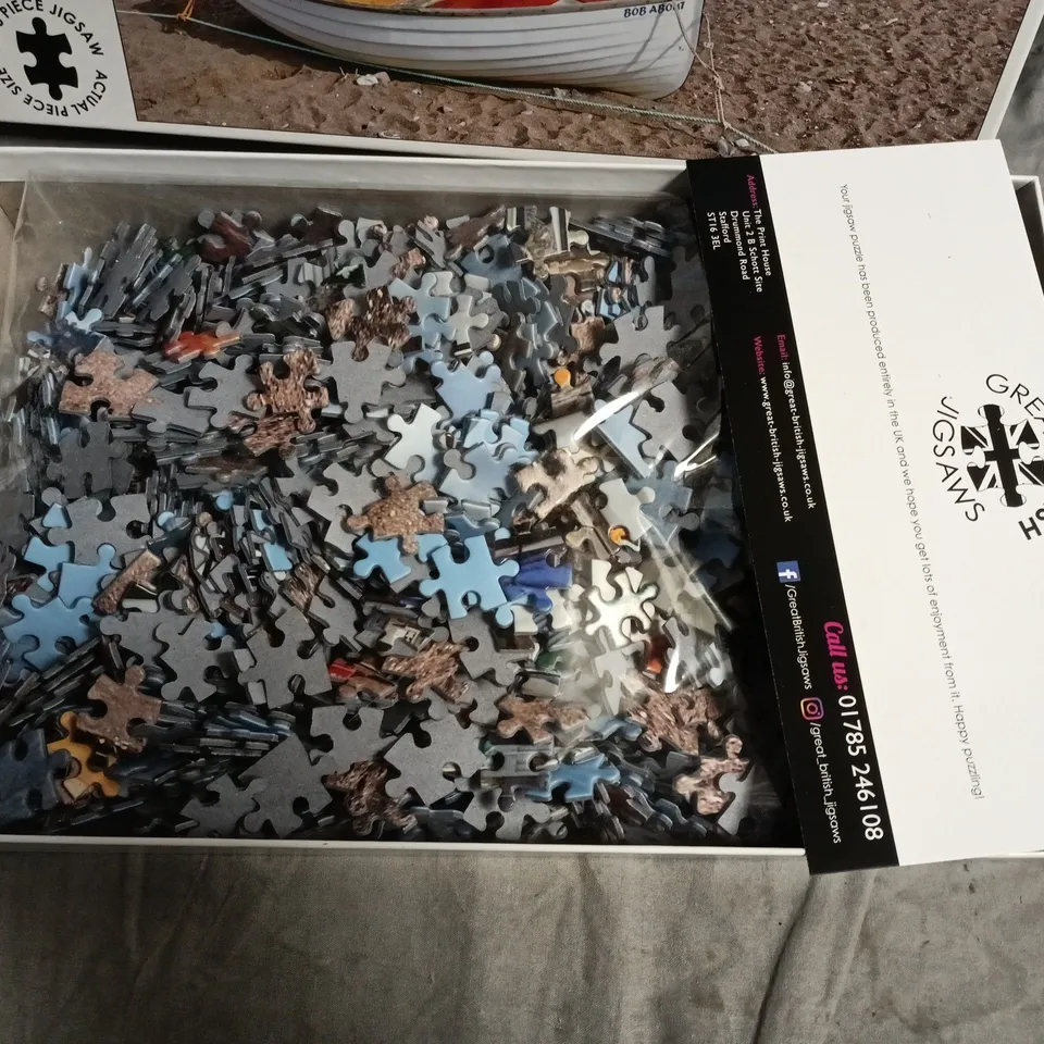 Back Beach Teignmouth 1000-Piece Jigsaw Puzzle – Boxed + Great British Jigsaw