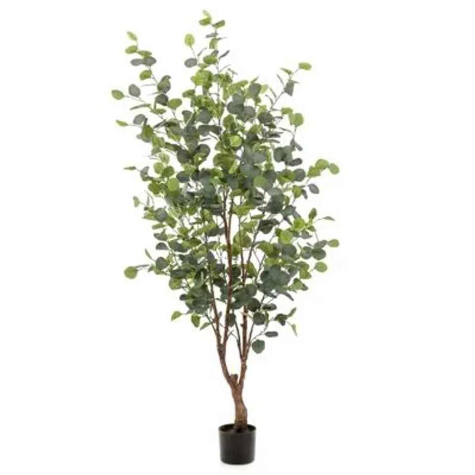 BOXED EMERALD ARTIFICIAL EUCALYPTUS TREE IN POT (1 BOX)