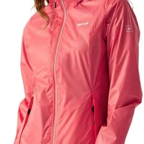 BRAND REGATTA WOMEN'S WATERPROOF JACKET CORINNE IV IN PEACH BLOOM - UK 10