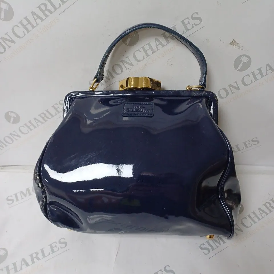 LULU GUINNESS BLUE HANDBAG