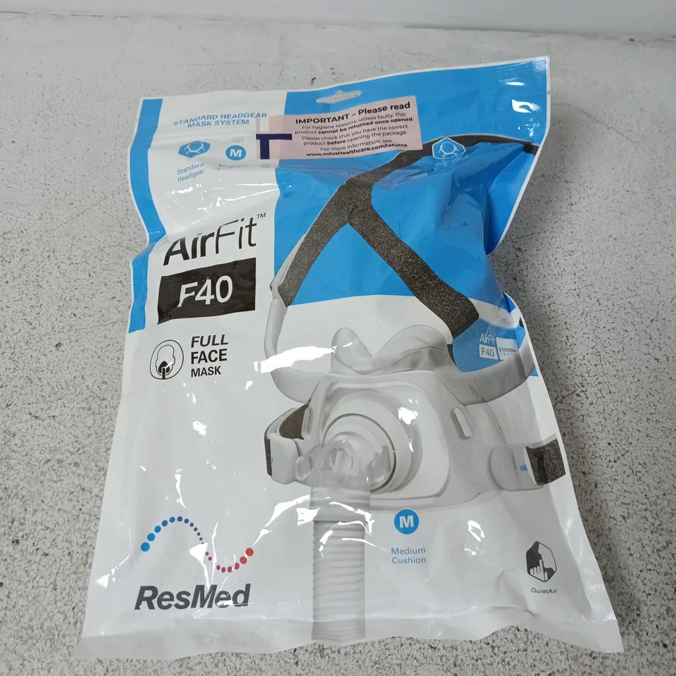 RESMED AIRFIT F40 FULL FACE MASK – SIZE M