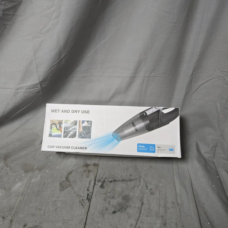 CAR VACUUM CLEANER – WET & DRY USE, BOXED