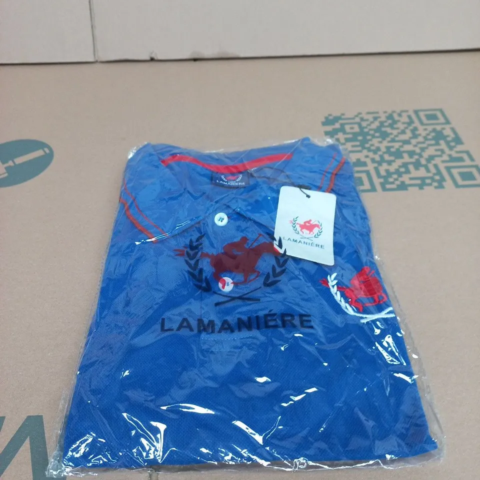 LAMANIERE BLUE POLO SHIRT XL – MEN'S CLOTHING