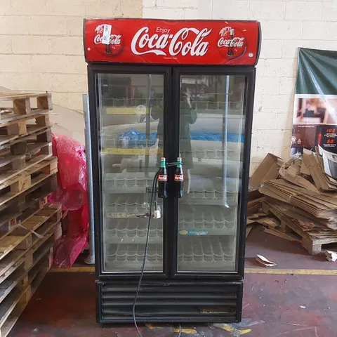 TRUE JDM-35 COMMERCIAL COCA-COLA BRANDED DRINKS DISPLAY FRIDGE