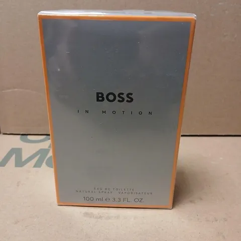BOXED AND SEALED BOSS HUGO BOSS IN MOTION EAU DE TOILETTE 100ML