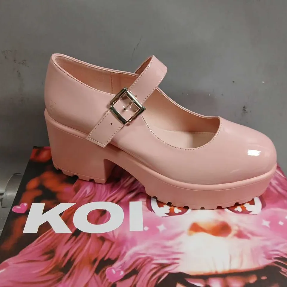 BOXED KOI TIRA MARY JANE SHOES PINK PRINCESS EDITION SIZE 5